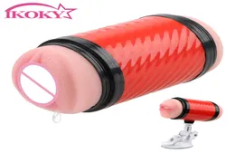 Manlig MasturbatorVagina Anal Soft Deep Throat Pussy Vagina Masturbator Realistic Sex Toys For Men With Heat Rod Aircraft Cup X037708438