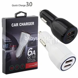 12 W 2,4 A Dual USB Ports Auto Ladegerät Fahrzeug Auto Power Adapter für iPhone 11 12 13 14 15 Pro Max Samsung HTC B1 GPS MP3 mit Box