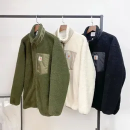 Tasarımcı Coats Carhart Erkek Ceketler Polar Ceket Kalın Sıçır Klasik Retro Antrenman Kış Çift Modelleri Kuzu Kaşmir Polar Coat Kış Markası Dış Çekimler