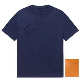 Masculino Plus Tees Polos carta camisola de malha no outono / inverno 2023 máquina de tricô e detalhe personalizado tripulação pescoço algodão q433t