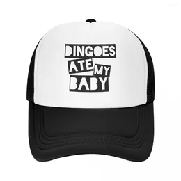 Ball Caps Dingoes Bebeğimi Yedik Bronz Beyzbol Kapağı Snap Geri Şapka Vizörü Kadın Erkekler