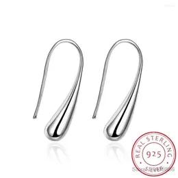 Kolczyki stadnorskie Pure Real 925 Sterling Silver Teardrop for Women Girl