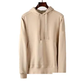 Mens Felpe con cappuccio Felpe Maglioni 2021Fw Konng Gonng Primavera e autunno Marchio di moda Felpa con cappuccio Maglione Cappotto Puro cotone lana Stile base Dr Dh13T