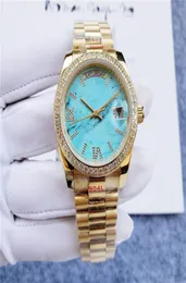 Luxury designer Classic Fashion Automatic Watch inlaid with diamond size 36mm sapphire glass a ladies039 favorite Christmas gif3558753