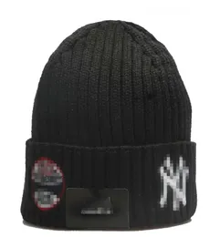 New York''yanke''beańs Bobble Hats Baseball Ball Caps 2023-24 Projektant mody Bucket Hat Chunky Knit Faux Pomyka Beanie Świąteczna kapelusz A8