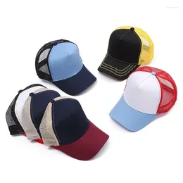 Ball Caps Splicing Mesh Adjustable Sun Protection Men Trucker Cap Outdoor Summer Camouflage Women Baseball Dad Hat