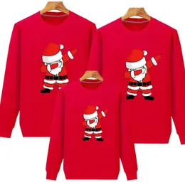 Family Matching Outfits Christmas Family Sweaters Merry Xmas Jersey Mother Father Daughter Son Matching Outfit Women Men Sweatshirt Kids Boy Girl Jumper 231130