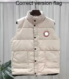 Kanada Giletmens Vests En İyi Kanada ABD Kış Dış Mekanı Aşağı Lüks Bodywarmer Moda Ceketleri Kadın Gilet Tasarımcı Kat Erkek Doudoune Luxe Kaz Geste