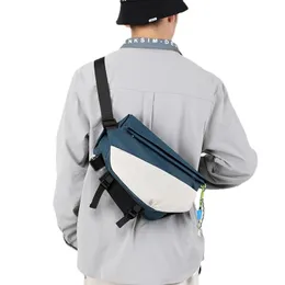 Waist Bags Trend Messenger Multifunction Riding Chest Bag Men's and Women's Largecapacity Flat Shoulder Crossbody for Men 231130