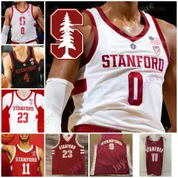 Bär Stanford Basketball Jersey NCAA College Oscar Da Sia Tyrell Terry Spencer Jones Daejon Davis Jaiden Delaire Bryce Wills Isaac