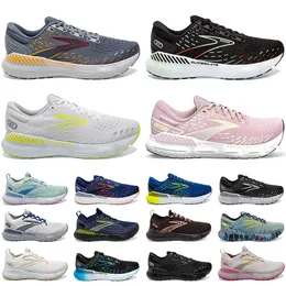 mens womens Brooks Glycerin 20 running shoes for men women designer sneakers triple black white grey outdoor sports trainers Runners Shoe