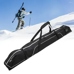 Sacos ao ar livre 172cm saco de acampamento de esqui ajustável e equipamento de snowboard viagem alça durável para óculos luvas