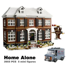 Suprimentos de brinquedos de Natal Home Alone Série de filmes Modelo Blocos de construção Tijolo Educação Aniversário Presentes de Natal Brinquedos Compatível 21330 231129