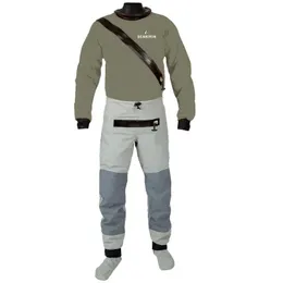 Swim wear Front Entry Drysuit with Relief Zipper Socks for Boating Sailing Paddling Canoeing Rafting Fishing Kayaking in Extreme Condition 231201