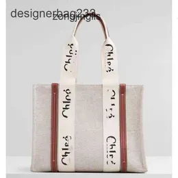 the Tote Handbags Women outlet Designer Handbag Cloe Hands Handbag Same Bags Red Type Large-capacity of Online Letter-printed Canvas Shopping Trend Q NX1W