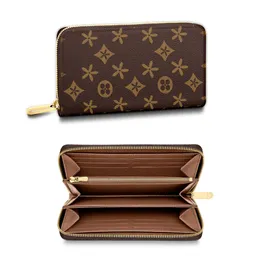 Top quality M42616 N61264 Clemence card holder Designer wallets Coin purse Credit card flower Leather Women zipper Men key pouch Embossed business Luxury Purse gift