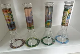 Glass Beaker Bong Reusable Water Pipe Hookah 4 ypes Oil Dab Rig