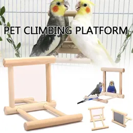 Other Bird Supplies Parrot Bird Mirror Toys Pet Bird Bell Toy Bird Cage Bells Swings Toys Pet Supply Perch Hanging Cage Accessori Cage Supplies L1N4 231201