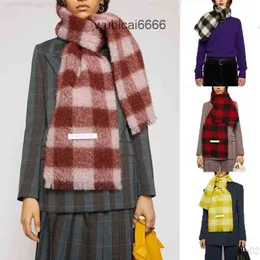 Elegant Woman Scarf Ac Muffler Luxury Hijab Winter Shawl Fashion Long Tassel Street Cashmere Warm Plaidreio