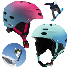 Ski Helmets Gradient Snowboard Helmet Durable ABS Shell Adjustable Snow Protective EPS Foam Sports for Men Women Youth 231130