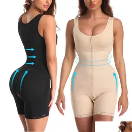 Kvinnors formare kvinnor fajas fl body shaper modellering midje tränare rumpa lyftlår reducer mage kontroll push up formewear 221202 dhltq