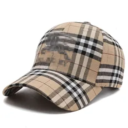 Designer Hats BUR hats Men's Hat Embroidered Plaid Warhorse Baseball Hat Fashion Plaid Hat Casual Outdoor Big Eave Sun Protection Hat Baseball Cap 3MCT