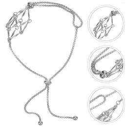 Charm-Armbänder, schickes Armband, handgewebt, Kristallhalter, leer, modisch, geflochten, für Damen, Edelstahl