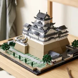 Julleksakstillbehör 21060 Himeji Castle Architecture Building Blocks Bricks 2125st Toys For Adult Kid Art Home Decoration Christmas Gift 231129