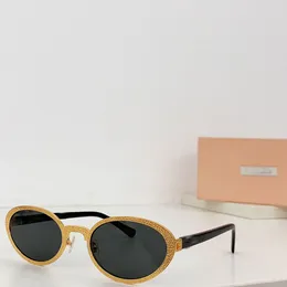 Fashion designer women oval sunglasses femme elliptique cadre petit cadre sexy femme Lunettes de soleil luxueuses pour femmes Small frame MU87