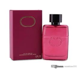 Kadınlar için Klasik Parfüm Gulity 90ml EDT Kırmızı Cam Şişe Mutlak Pour Femme Uzun Kalıcı Yüksek Kalite3961826