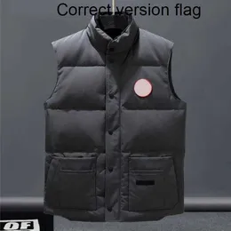 Kanada Giletmens Vests Kanada ABD Kış Dış Mekan Popülerliği Aşağı Lüks Bodywarmer Moda Ceketleri Kadın Gilet Tasarımcı Kat Erkek Doudoune Luxe Goose Geose Hom