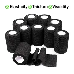 Tattoo Machine Disposable Selfadhesive Flex Elastic Black Handle Bandage Grip Tube Cover Wrap Elbow Stick Tape Accessory Bulk 231130