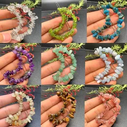 Hair Clips 6pcs/lot Natural Crystal Gravel Moon Hairpin Accessories Headgear Healing Energy Jewelry Accessory Bulk Wholesales