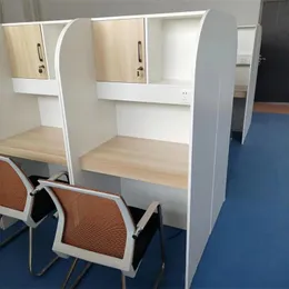 Self study room study desk partition enclosed immersive desk and chair