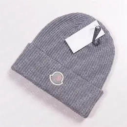 Cappello Beanie Invernale Designer Beanie Uomo Donna Beanie Designer MONCLiR Berretti Bonnet di Lusso per Uomo Nero Caldo Lavorato a Maglia Spesso Berretto da Donna Soild Beanie Donna Designer