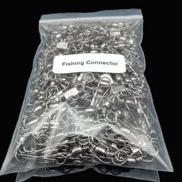 Fishing Hooks Wholesale Bulk Fishing pin Connector Link Solid Tackle Rolling Swivel Fishing Lure Accessories hooked Snaps Pin Fishhook Pesca 231201