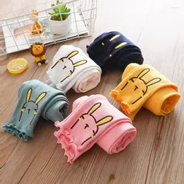 بنطلون فتيات الخريف 2T 4T 6T 8T طماق الأطفال ملابس الساقين الربيع بوتيك الأطفال الأسود Legging Cute Baby Pants Jegging بالجملة