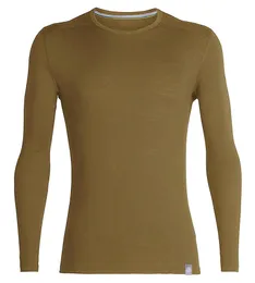 Intimo termico da uomo 100% lana merino Strato base da uomo Top 250G Lana merino Camicie girocollo di peso medio Intimo termico manica lunga Top Baselayer quotidiano 231130