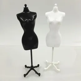 Cabeza de peluquería embalaje de joyería 4 Uds 2 maniquí femenino negro 2 blanco para muñeca monstruo Bjd ropa Diy Display regalo de cumpleaños 227A