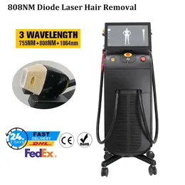 Máquina de depilação a laser 808nm, tratamento com laser diodo, equipamento de beleza para rejuvenescimento da pele, frete grátis