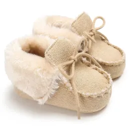 Primeiros caminhantes e bainel inverno super quente bebê menina sapatos para nascido criança meninas schoenen botas mocassins 231201
