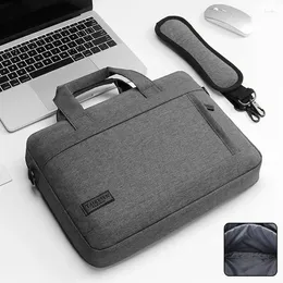 Sacos da noite Business Laptop Bag Caso Ombro Tote Notebook Maleta para 13 15 17 polegadas Air Pro Grande Capacidade
