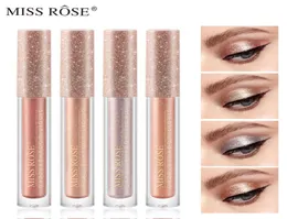 Single Liquid Glitter Eyeshadow Cylindrical Eyeliner Pearlescent Shimmer Metallic Lighten Lätt att bära Miss Rose Eyes Makeup8616365