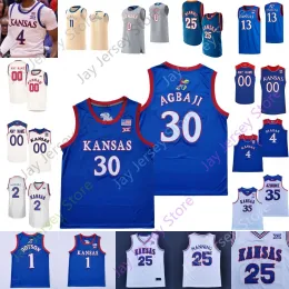 Kansas Jayhawks Basketballtrikot NCAA College Danny Manning Pierce Duan Harris Christian Braun Mitch Lightfoot Tyon Grant-Foster