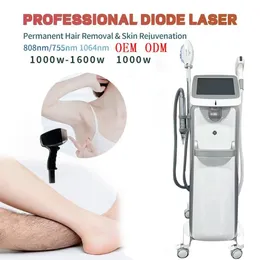 Nyaste kraftfulla diodlaser + nd yag + e-light ipl Hot Selling Beauty Salon Laser Hårborttagning Tatuering Borttagning Skin Föryngringsanordning