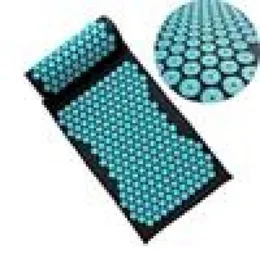 Massager Cushion Mat Yoga Mats Acupressure Relieve Back Relieve Body Pain Spike Mat Acupuncture Massage Mat with Piow5594153