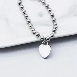 couple 15mm Heart Bracelets Strands Stainless Steel Round Beaded Chains Extension chain 5cm Fashion Jewelry Whole Gifts for gi320h