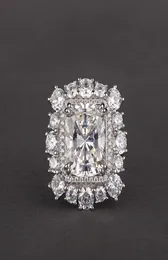 Роскошное кольцо с розовым сапфиром и бриллиантом для влюбленных 6 карат, оригинальное серебро 925 пробы, обручальное кольцо для женщин, ювелирные изделия Gift1141908