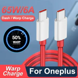 6.5A Fast Charge Type C Cable 65W Warp Charger Cables for USB PD USB C for Oneplus 8T One Plus 8t Warp Charge