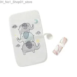 교환 패드 커버 happyflute 세척 가능한 아기 기저귀 교환 매트 소프트 코튼 휴대용 교환 패드 방수 커버 매트리스 Q231202
